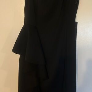 Rachel Zoe Black Asymmetrical Dress